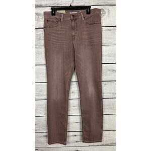NWT Men's Goodfellow Light Red Lightweight Colored Slim Fit Jeans - 34x32